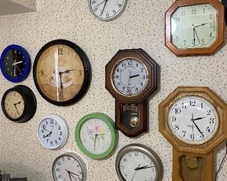 Wall of Clocks