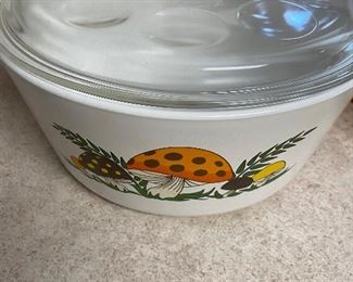 Corning Ware Merry Mushroom