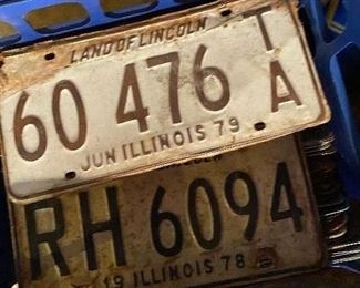 Vintage License Plates