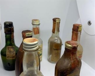 Miniature Antique Liquor Bottles (Sold Empty)
