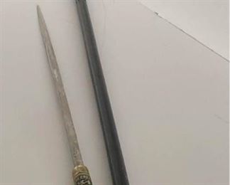 Early 20th Century Indian Sword Stick