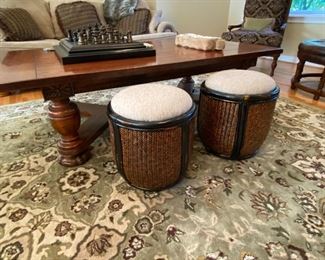 COFFEE TABLES AND OTTOMANS