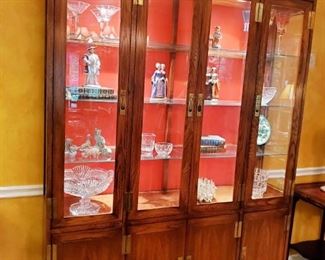 Lighted China cabinet