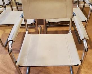 Matteo Grassi Leather Chairs