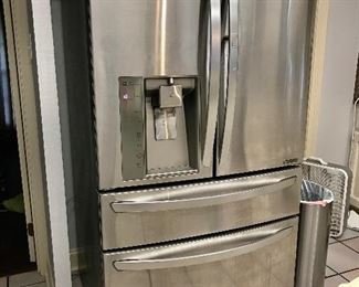 2016 LG French door refrigerator with the middle “custom chill” drawer...Home Depot currently lists this model for $3,999 (+tax!), ours is much less!
