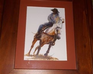   Western Art. Original Watercolors. Signed Prints. Kathleen Rae Mendes