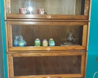 lawyers oak bookcase 