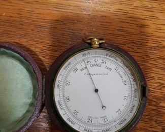 England Barometer Compensated  W/ Original Case