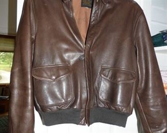 Vintage leather Military jacket Type A2