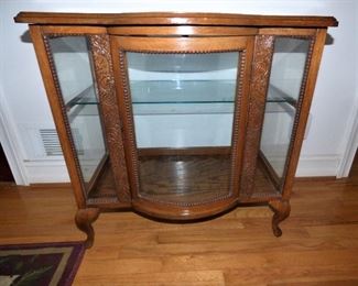 Antique French Vitrine Cabinet that opens from top