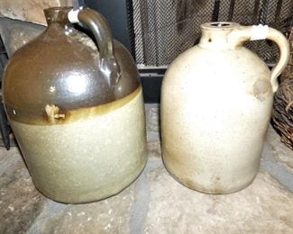 2 Pottery jugs