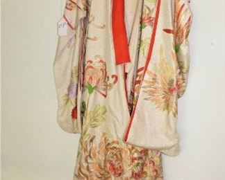 Ceremonial Kimono gifted to Judy Mosbey