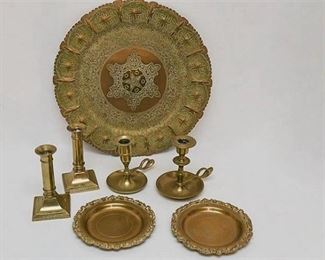 59. Group of Brass Objects