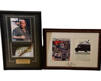 The Sopranos and Capitals Signed Memorabilia