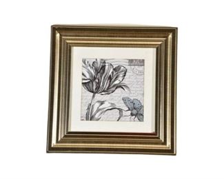 Framed Floral Print