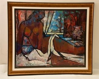 William Tolliver (American/Mississippi, 1951-2000) "Ascending Nude"