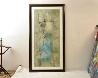 Large Abstract Artwork, Green