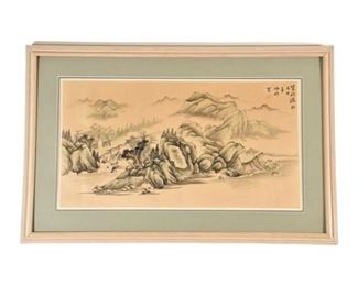 Framed Asian Print
