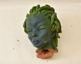 Painted Clay Sculpture