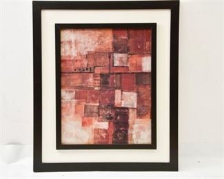 Framed Abstract Painting