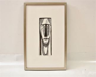 Elizabeth Catlett (American, 1915-2012) "Prophet"