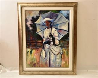 Grandma With Umbrella