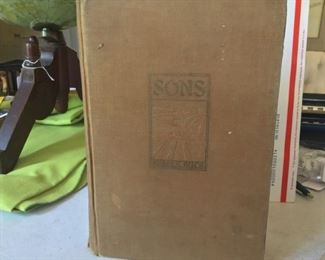 Pearl S. Buck "SONS"  First Trade Edition  Sept 1932