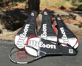 Nice Wilson tennis rackets