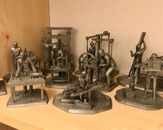 Deutsches Museum pewter figurines