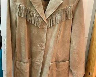 Atelier fringed leather jacket