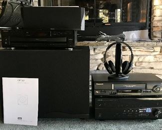 B&W, Teac and other stereo and video components