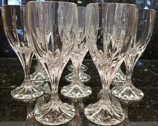 Chrystal wine glasses