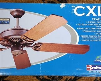 New ceiling fan