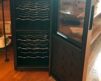 WineEnthusiast 24 bottle 2-Temp touch screen wine cooler