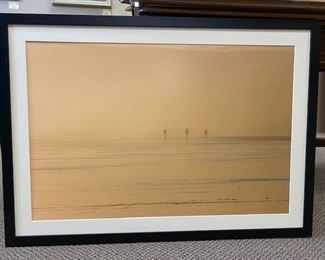 Framed photo, “On the Beach” by Robert Rosen, 29 x 40 inches, no glass. NOW $50.