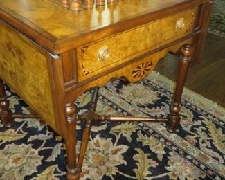 Maitland Smith Burl Wood Game Table
30 H x 25 L x 25 W