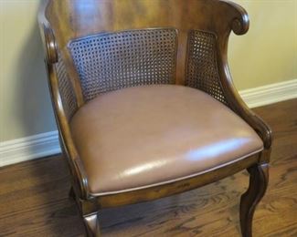 Accent Chair with Cane Panels
