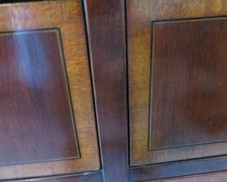 Bow-Front Buffet (detail of inlay)
Johnson Furniture Company
