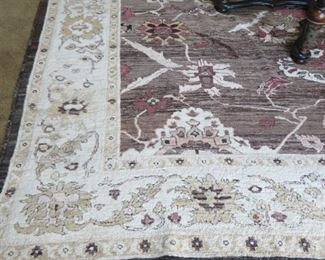 Oushak Hand Woven Rug
approx. 12.6 x 9.6 
