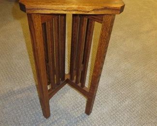Mission Style Accent Table - Plant Stand
