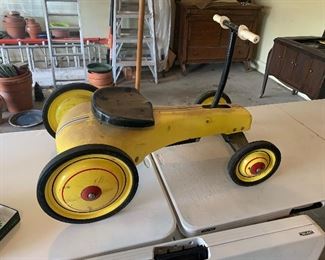 Vintage 60’s Garton chain drive yellow Irish mail speedster 