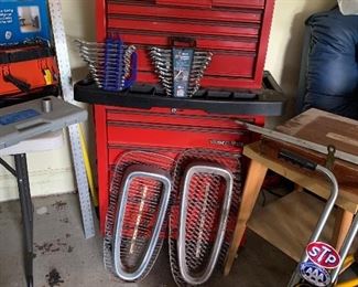 2 vintage Edsel car front grills. 