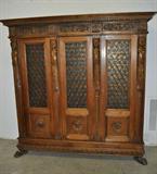 3 Door Bookcase