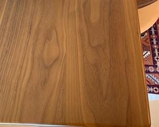 Close Up of Walnut Dining Table