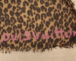 Louis Vuitton silk & cashmere  scarf
