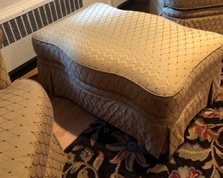 Matching ottoman