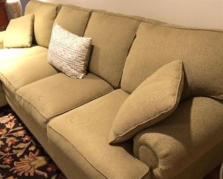 Beautiful White House Design Studio sofa with chaise
