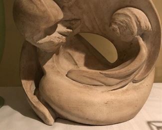 abstract mother and child. About 12" high
