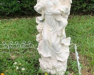 garden angel sculpture