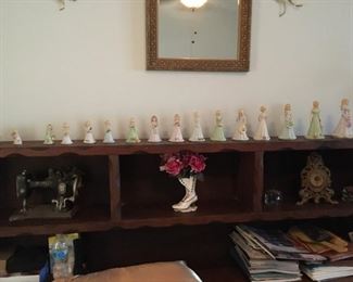 growing up porcelain dolls - very neat collection from Germany